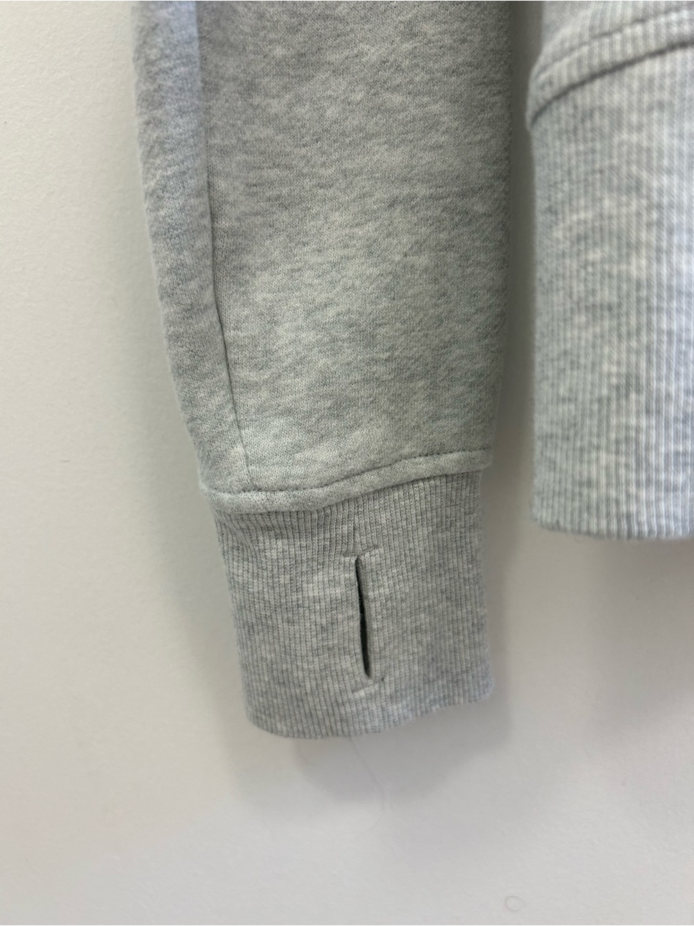 lululemon athletica 🍋 Scuba Full-Zip Hoodie in Heathered Core Ultra Light Gray - Picture 6 of 8